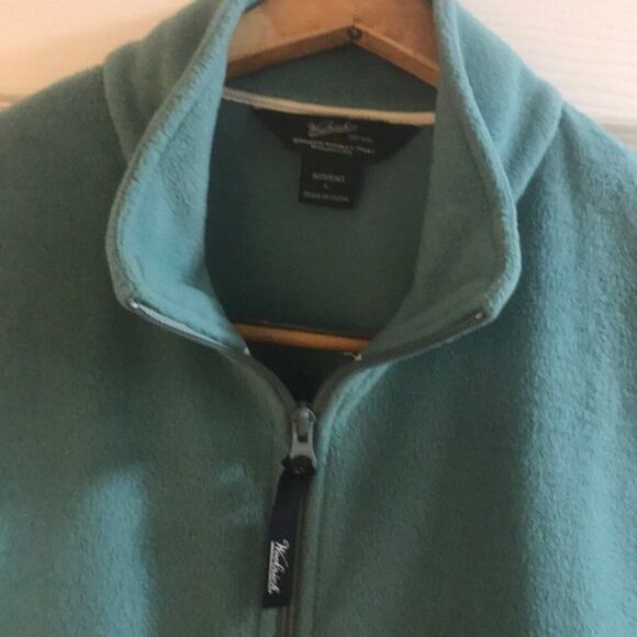 Woolrich Deep Sage Green Fleece Vest - Picture 3 of 8